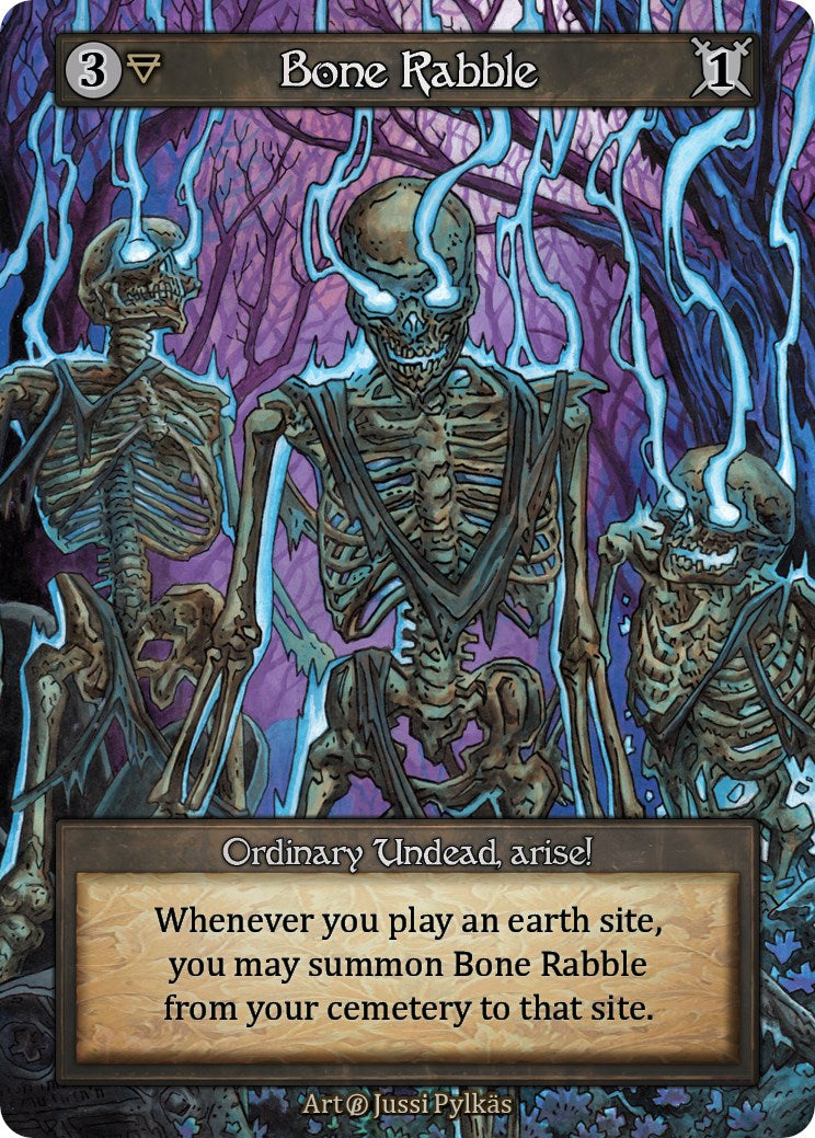 Bone Rabble (Store Alternate Art Promo) (Foil) [Beta]