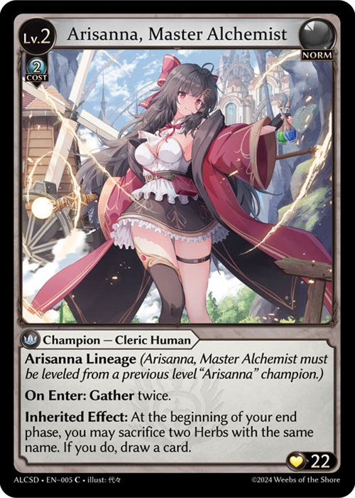 Arisanna, Master Alchemist (5) [Alchemical Revolution: Starter Decks]