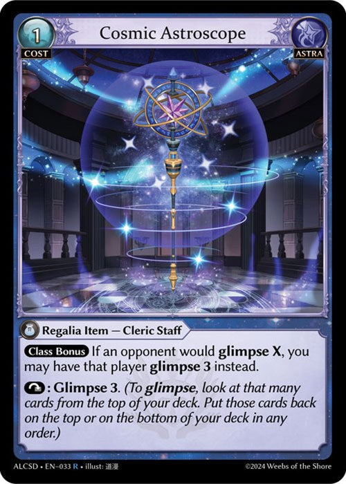 Cosmic Astroscope (33) [Alchemical Revolution: Starter Decks]