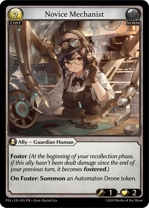 Novice Mechanist (035) [Promotional Cards]