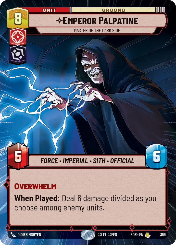 Emperor Palpatine - Master of the Dark Side (Hyperspace) (399) [Spark of Rebellion]