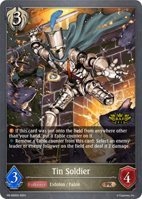 Tin Soldier (Spring Fest 2024) (PR-062EN) [Promotional Cards]