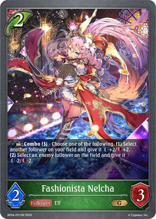 Fashionista Nelcha - P01EN (Foil) (BP04-P01EN) [Cosmic Mythos]