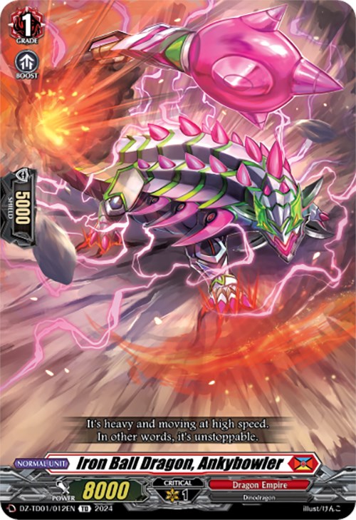 Iron Ball Dragon, Ankybowler (DZ-TD01/012EN) [Start Up Trial Deck: Dragon Empire]