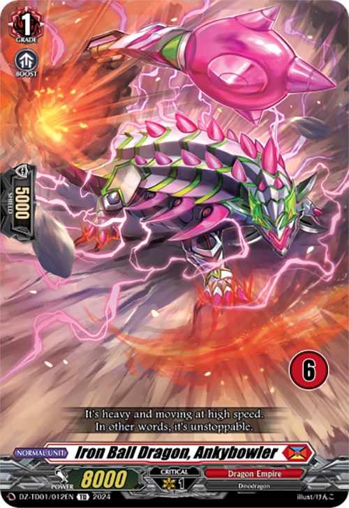 Iron Ball Dragon, Ankybowler (6) (DZ-TD01/012EN) [Start Up Trial Deck: Dragon Empire]