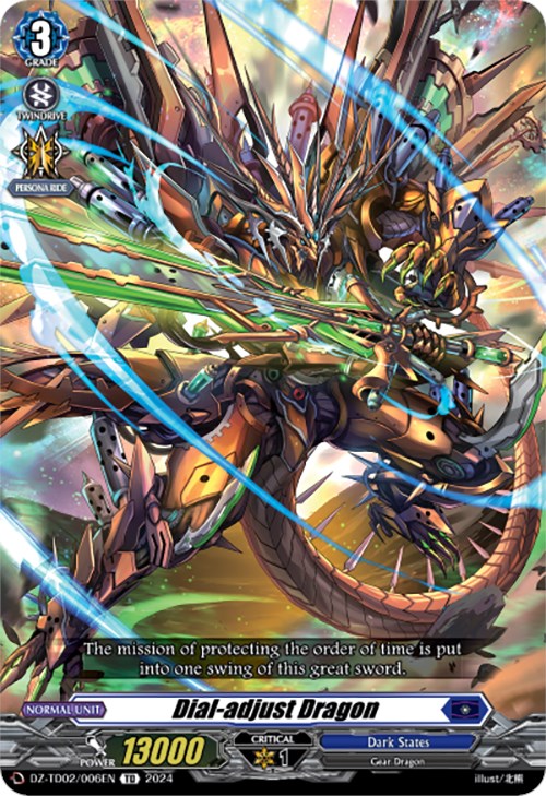 Dial-adjust Dragon (DZ-TD02/006EN) [Start Up Trial Deck: Dark States]