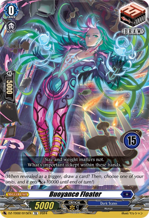 Buoyance Floater (15) (DZ-TD02/015EN) [Start Up Trial Deck: Dark States]