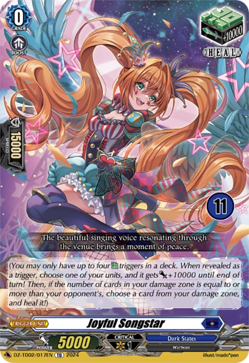 Joyful Songstar (11) (DZ-TD02/017EN) [Start Up Trial Deck: Dark States]