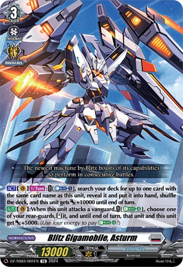 Blitz Gigamobile, Asturm (DZ-TD03/001EN) [Start Up Trial Deck: Brandt Gate]