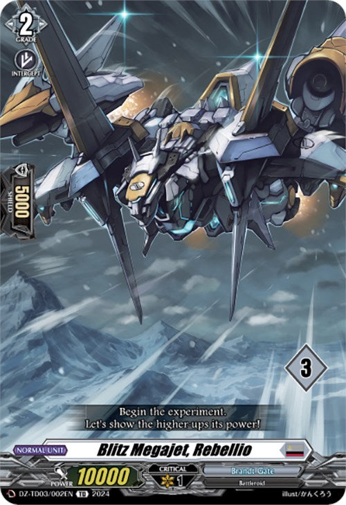 Blitz Megajet, Rebellio (3) (DZ-TD03/002EN) [Start Up Trial Deck: Brandt Gate]