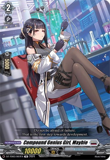 Compound Genius Girl, Maybie (DZ-TD03/007EN) [Start Up Trial Deck: Brandt Gate]