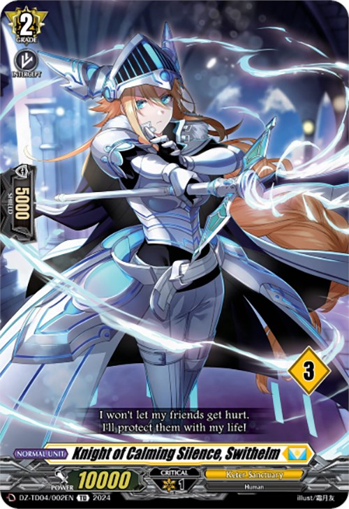 Knight of Calming Silence, Swithelm (3) (DZ-TD04/002EN) [Start Up Trial Deck: Keter Sanctuary]