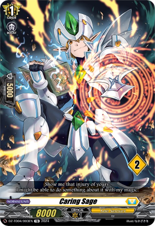 Caring Sage (2) (DZ-TD04/003EN) [Start Up Trial Deck: Keter Sanctuary]