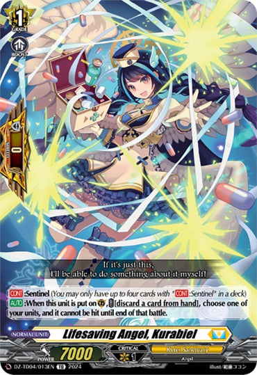 Lifesaving Angel, Kurabiel (DZ-TD04/013EN) [Start Up Trial Deck: Keter Sanctuary]