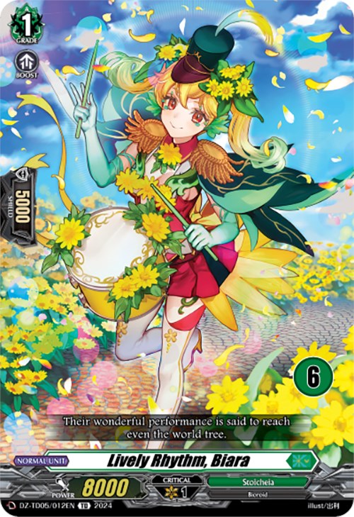 Lively Rhythm, Biara (6) (DZ-TD05/012EN) [Start Up Trial Deck: Stoicheia]