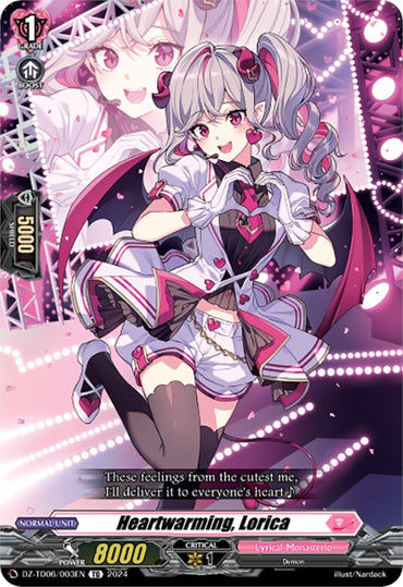 Heartwarming, Lorica (DZ-TD06/003EN) [Start Up Trial Deck: Lyrical Monasterio]