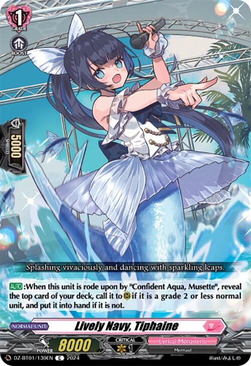 Lively Navy, Tiphaine (DZ-BT01/139EN) [Fated Clash]