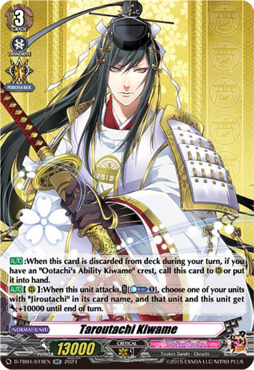 Taroutachi Kiwame (D-TB04/019EN) [Touken Ranbu ONLINE 2023]