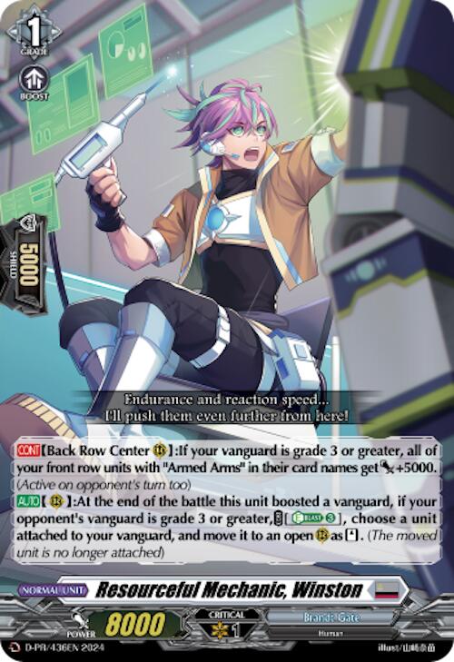 Resourceful Mechanic, Winston (D-PR/436EN) [D Promo Cards]