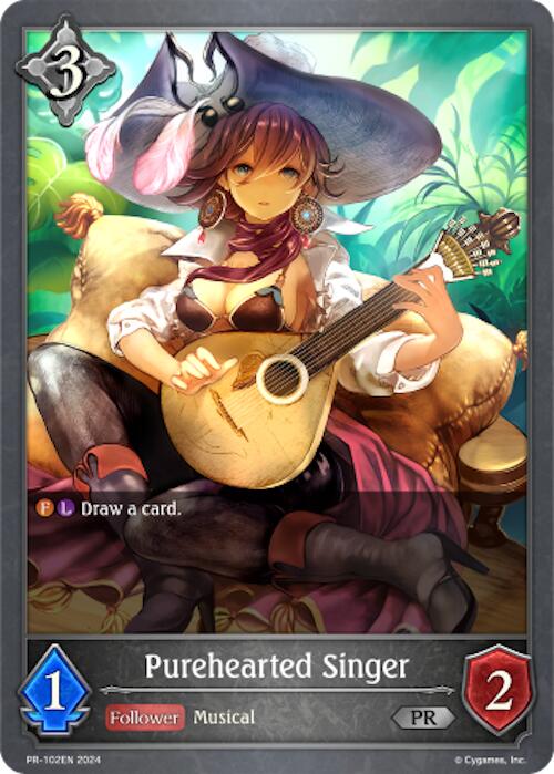 Purehearted Singer (PR-102EN) [Promotional Cards]