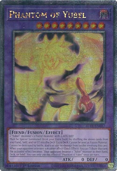 Phantom of Yubel (Quarter Century Secret Rare) [BLTR-EN047] Quarter Century Secret Rare