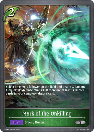 Mark of the Unkilling - P06EN (Foil) (BP05-P06EN) [Omens Eternal]