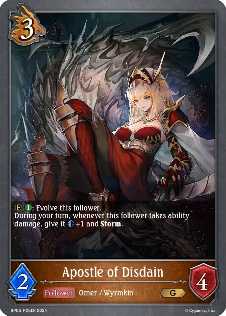 Apostle of Disdain - P25 (Foil) (BP05-P25EN) [Omens Eternal]