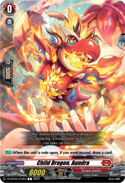 Child Dragon, Aundra (DZ-BT02/075EN) [Illusionless Strife]