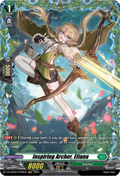 Inspiring Archer, Eliana (FR) (DZ-BT02/FR39EN) [Illusionless Strife]