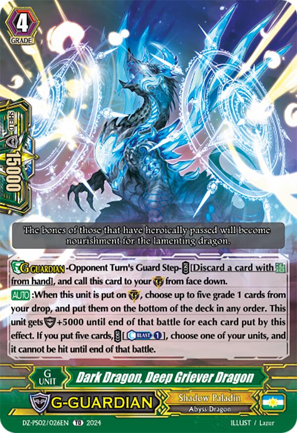 Dark Dragon, Deep Griever Dragon (DZ-PS02/026EN) [DZ-PS02: Premium Deckset “Revenger”]