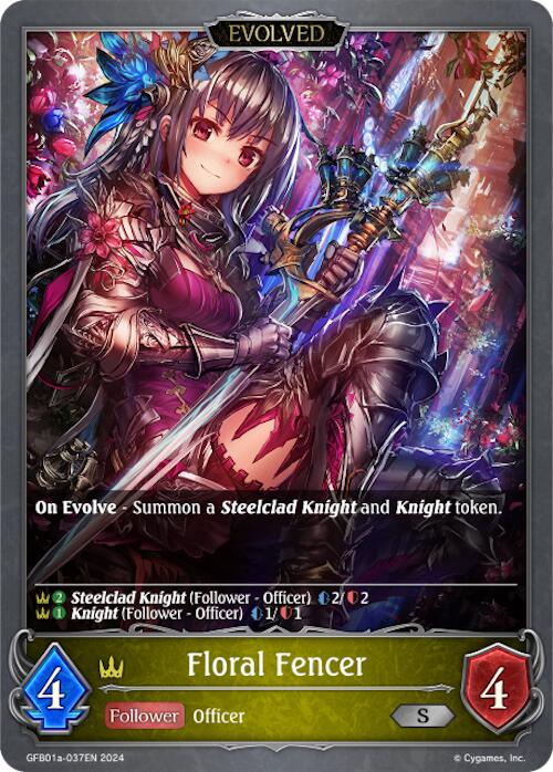 Floral Fencer (Evolved) (GFB01a-037EN) [GFB01: Gloryfinder Bundle 01: Guide to Glory]