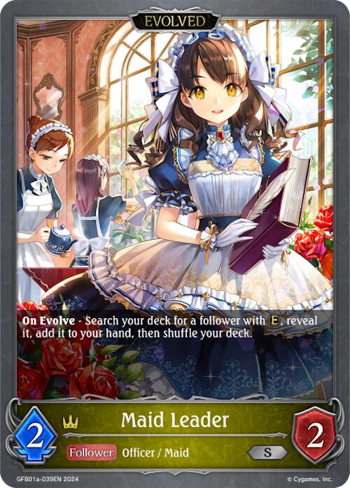 Maid Leader (Evolved) (GFB01a-039EN) [GFB01: Gloryfinder Bundle 01: Guide to Glory]