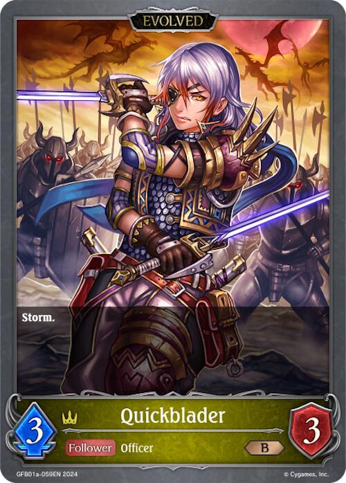 Quickblader (Evolved) (GFB01a-059EN) [GFB01: Gloryfinder Bundle 01: Guide to Glory]