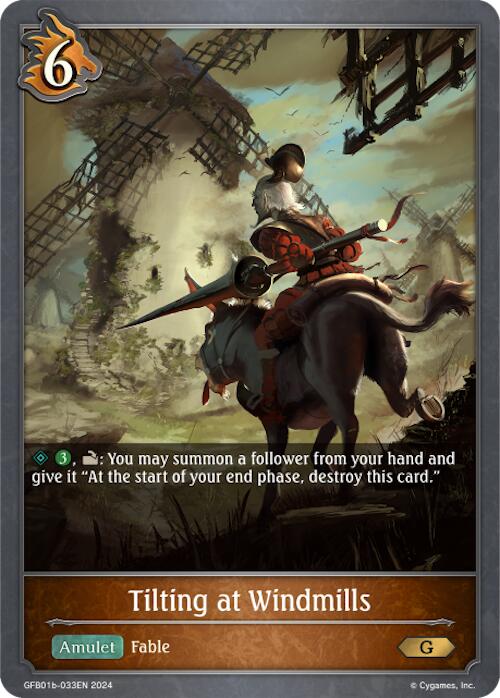 Tilting at Windmills (GFB01b-033EN) [GFB01: Gloryfinder Bundle 01: Guide to Glory]