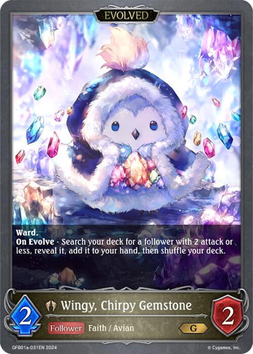 Wingy, Chirpy Gemstone (Evolved) (GFB01a-031EN) [GFB01: Gloryfinder Bundle 01: Guide to Glory]