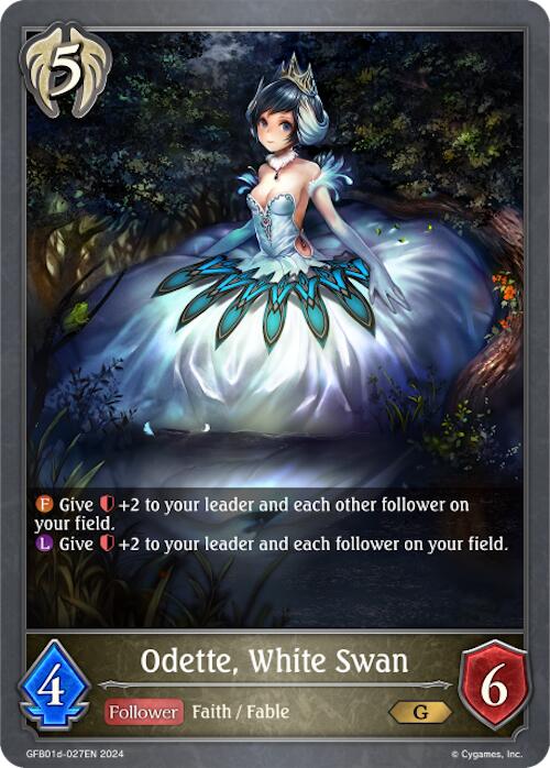 Odette, White Swan (GFB01d-027EN) [GFB01: Gloryfinder Bundle 01: Guide to Glory]