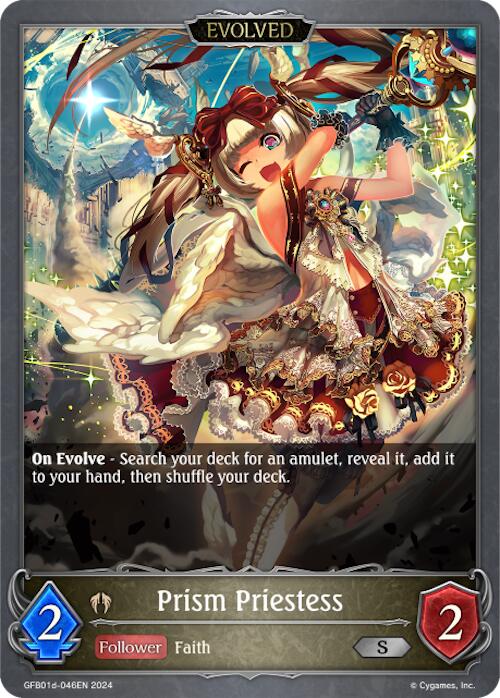 Prism Priestess (Evolved) (GFB01d-046EN) [GFB01: Gloryfinder Bundle 01: Guide to Glory]