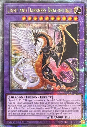 Light and Darkness Dragonlord (Quarter Century Secret Rare) [INFO-EN034] Quarter Century Secret Rare