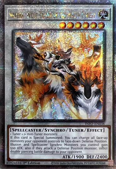 Silvera, Wolf Tamer of the White Forest (Quarter Century Secret Rare) [INFO-EN038] Quarter Century Secret Rare