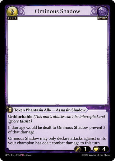 Ominous Shadow (035) [Supporter Pack 2]