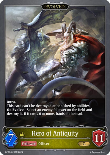 Hero of Antiquity (Evolved) (BP06-023EN) [Paragons of the Colosseum]