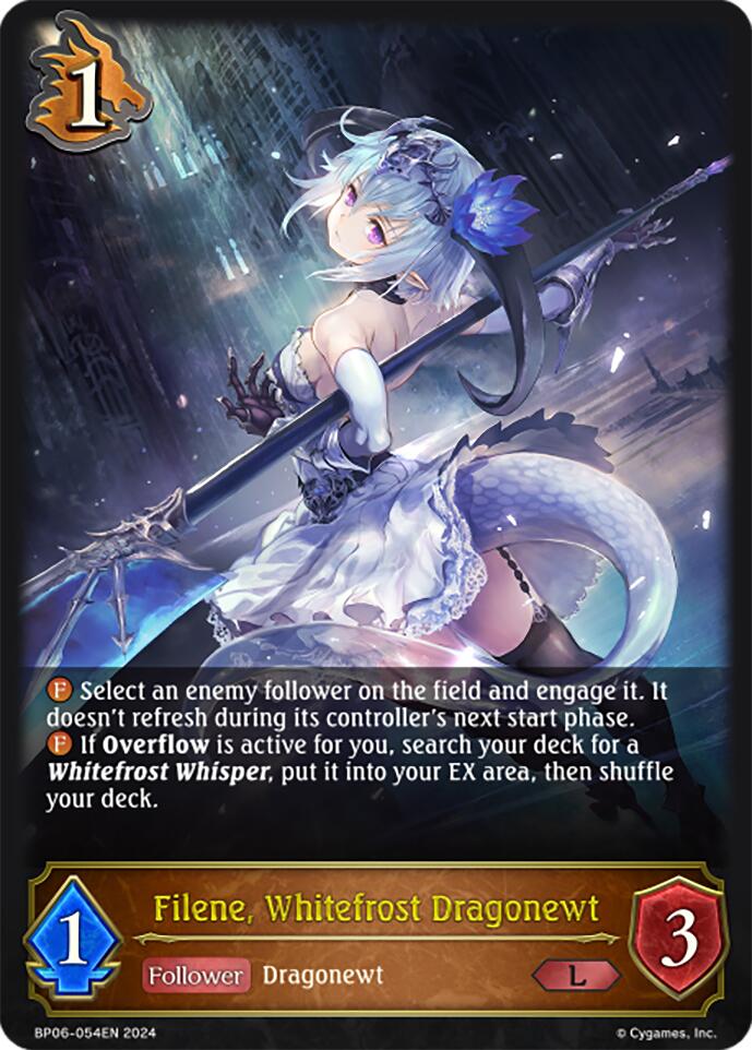 Filene, Whitefrost Dragonewt (BP06-054EN) [Paragons of the Colosseum]