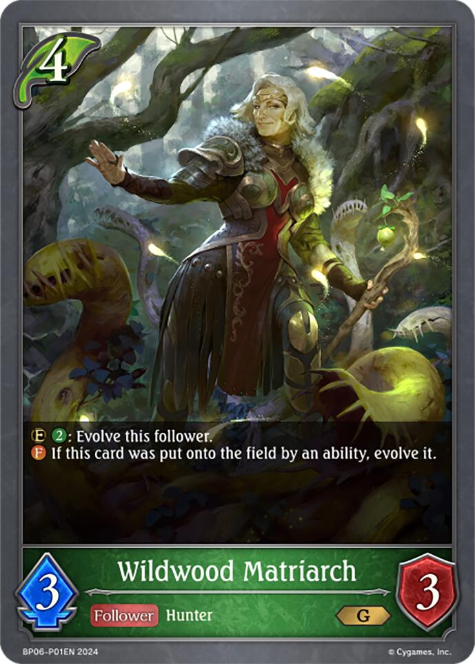 Wildwood Matriarch - P01EN (Foil) (BP06-P01EN) [Paragons of the Colosseum]