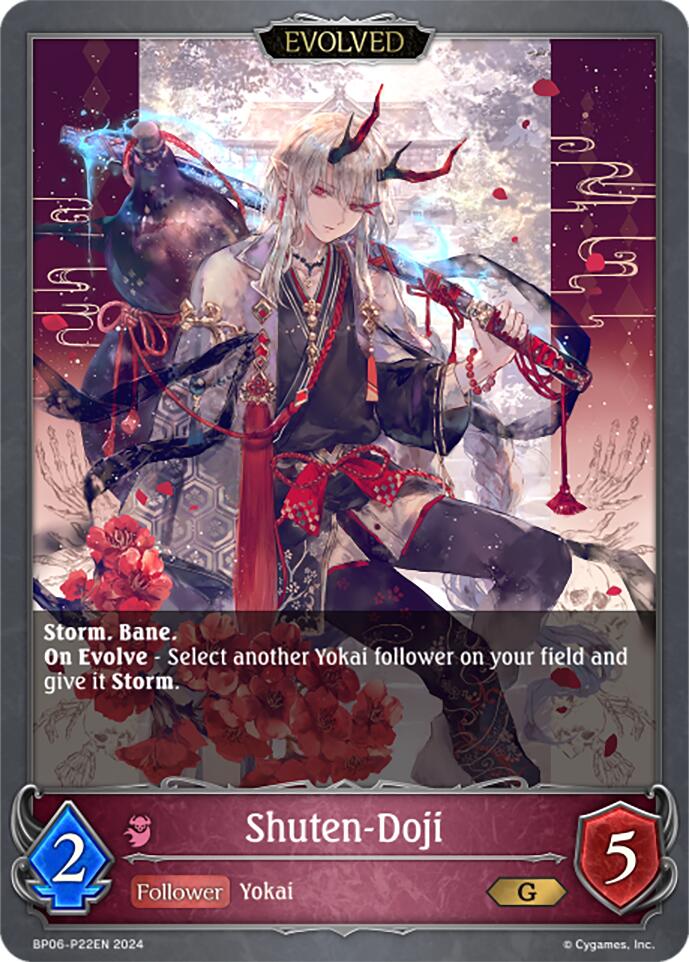 Shuten-Doji (Evolved) - P22EN (Foil) (BP06-P22EN) [Paragons of the Colosseum]