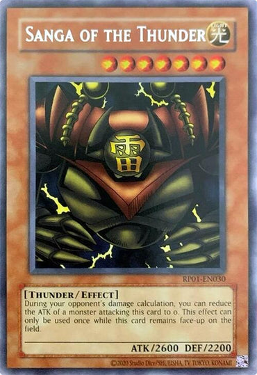 Sanga of the Thunder [RP01-EN030] Rare