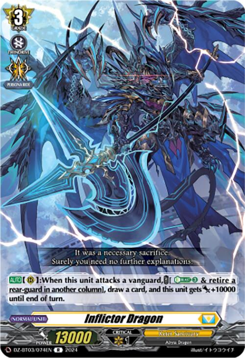 Inflictor Dragon (DZ-BT03/074EN) [Dimensional Transcendence]