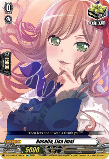 Roselia, Lisa Imai (DZ-BT03/EX18EN) [Dimensional Transcendence]