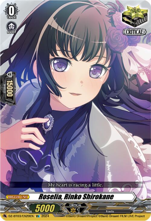 Roselia, Rinko Shirokane (DZ-BT03/EX20EN) [Dimensional Transcendence]