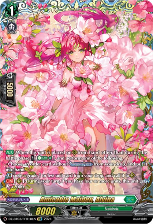 Amicable Maiden, Alvina (DZ-BT03/FFR18EN) [Dimensional Transcendence]