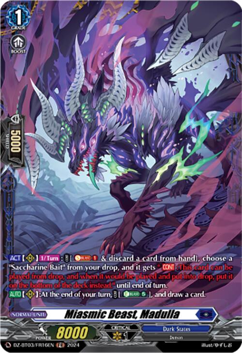 Miasmic Beast, Madulla (DZ-BT03/FR16EN) [Dimensional Transcendence]